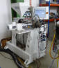 Laboratory extruder with melting pump