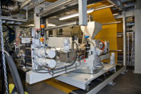 Extruder for hot melt glue